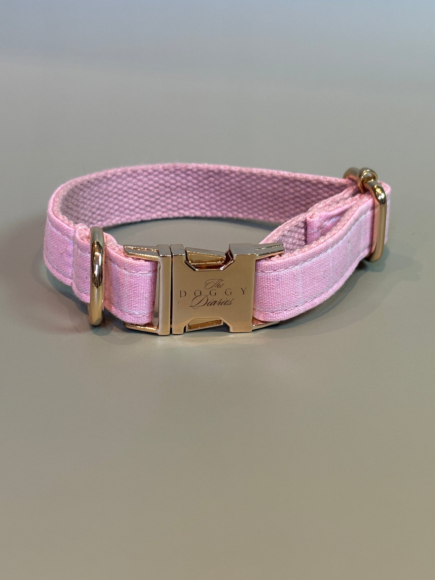Pink Chequered Collar
