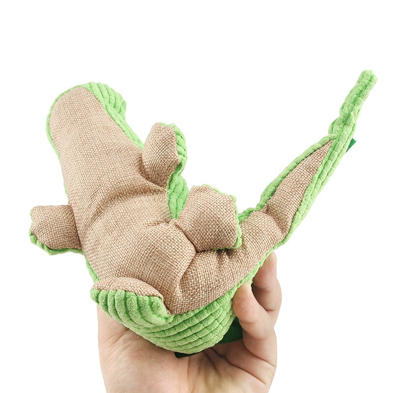 Alligator Plush Squeaker Dog Toy