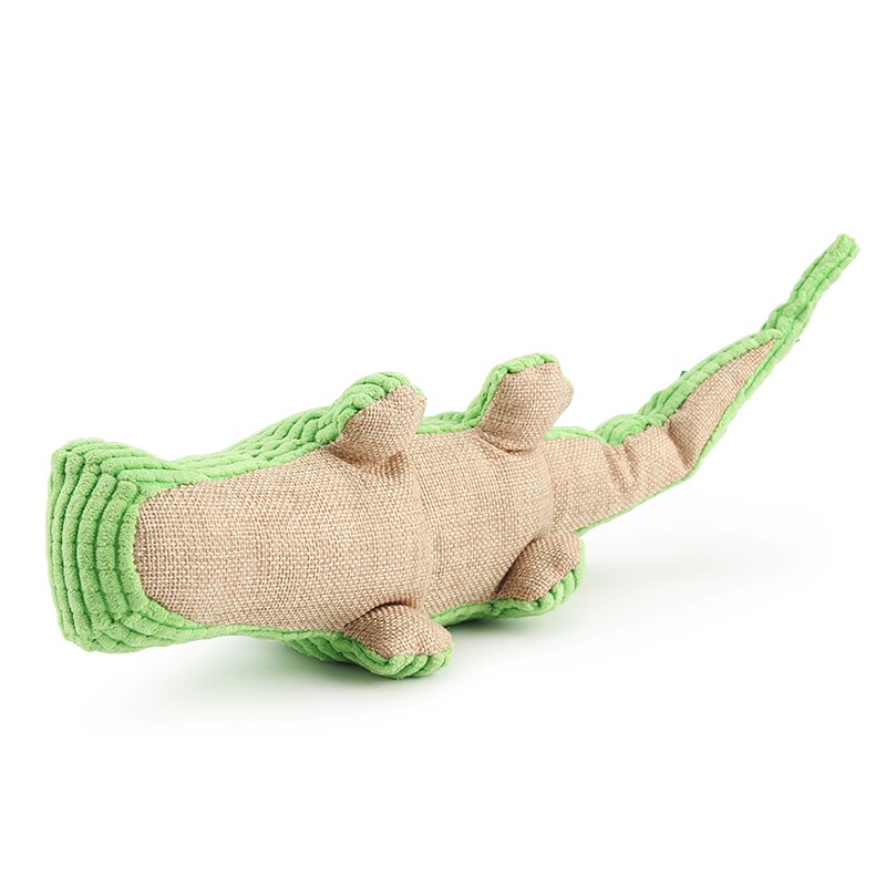 Alligator Plush Squeaker Dog Toy