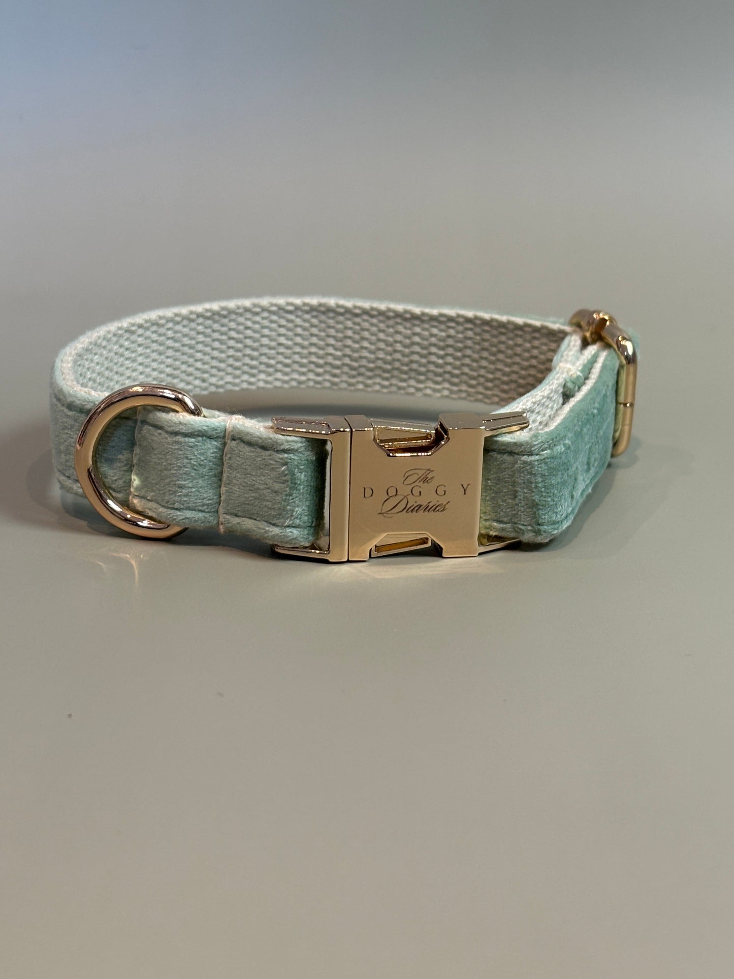 Timeless Sage Velvet Collar