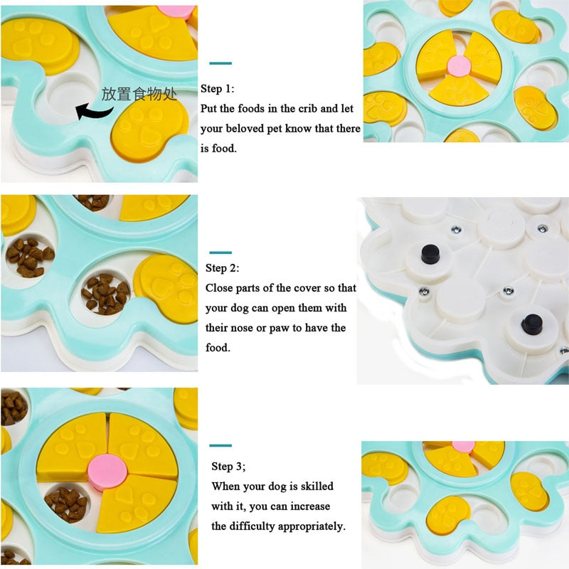 Educational Dog Feeding Tray